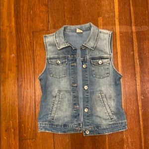 Girls Zara Sz 13/14 Denim Vest